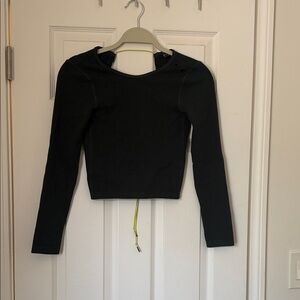Zara Dark Green Long Sleeve Top